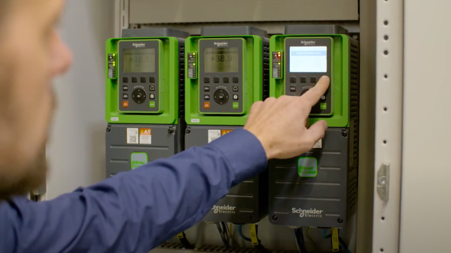 Schneider Electric Altivar VFD in Use
